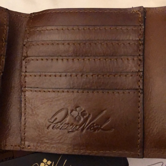 Patricia Nash Reiti Leather Bifold Wallet Color European Map Print NWT & Box - Picture 10 of 16